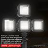 30m/98ft Waterproof RGB LED Video Light Portable Mini Camera Light 5500K Color Temperature Dimmable