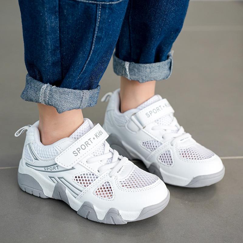 68 Classmates Mesh Sneakers Breathable Children's Mesh Shoes Boys School White Shoes
