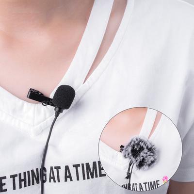 Microfono a Condensatore Lavalier Omnidirezionale COMICA CVM-V02O Microfono a Clip Spina XLR Supporta 48V