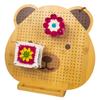 9.3 Inch Bamboo Blocking Boards for Crochet Projects Bear Blocking Board for Crocheting Knitting Blocking Board for Crocheting