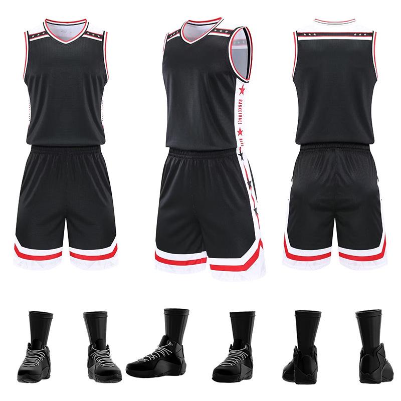 Quick-Dry Sleeveless Basketball Uniform Set: Tank Top & Shorts for Students