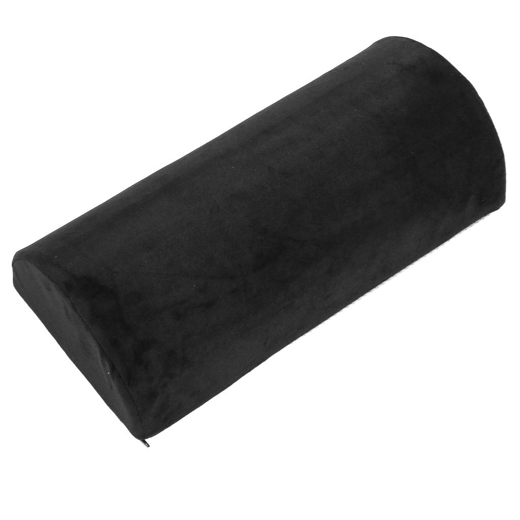 Half Moon Pillow Black Ankle Knee Neck Lumbar Support Cushion Elderly People Home Memory Foam Leg Elevation Pillow