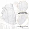 Maid Waist Apron with Two Pockets Women's Waitress Kitchen Cleaning Half Apron