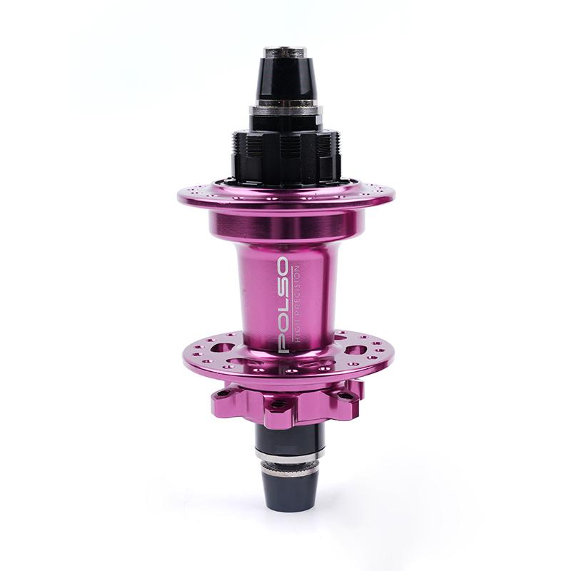 POLSO BMX Racing Hub 36 Holes Disc Brake 6 Pawls 120 Clicks 3/8 x 110mm BMX Hubs