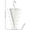 1Pcs V-Shape Multi Hook Closet Hanger Organizer 12 Hooks Space Saving Wardrobe Clothes Hanger for Storage Efficiency Multi Hook