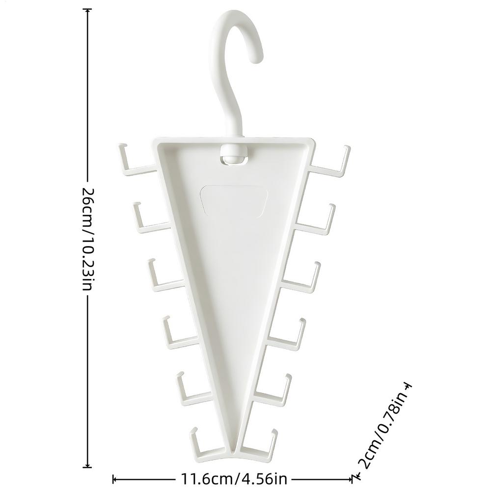 1Pcs V-Shape Multi Hook Closet Hanger Organizer 12 Hooks Space Saving Wardrobe Clothes Hanger for Storage Efficiency Multi Hook