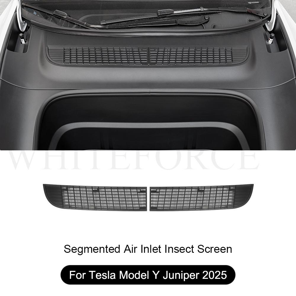 For Tesla Model Y Juniper Front Trunk Air-conditioning Cover Intake Grille Clean Air Inlet Protective Anti-ect Net Accessory