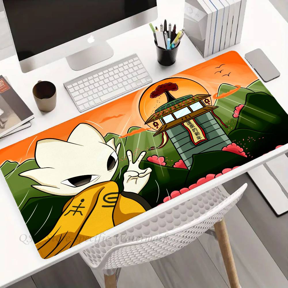 Nine S-Sols Anime Game Mousepad Non-slip Suitable For Office Computers Laptops E-sports Game Desk Mats XXL Keyboard