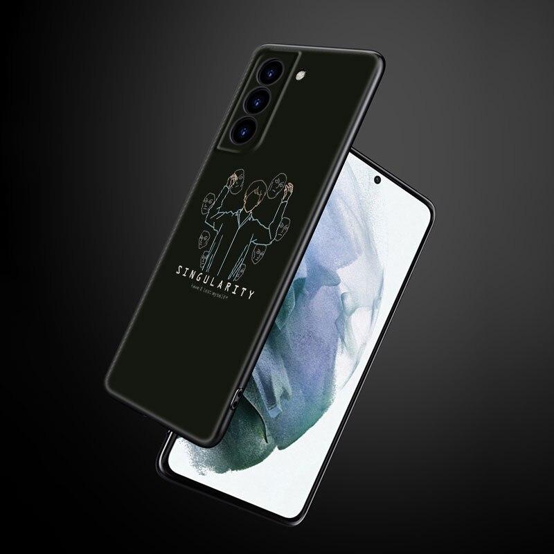 Love Yourself Art Handyhülle für Samsung Galaxy S22 Pro S21 S20 Ultra FE S10 Lite 5G S10E S9 S8 Plus Weiche TPU Schwarze Hülle