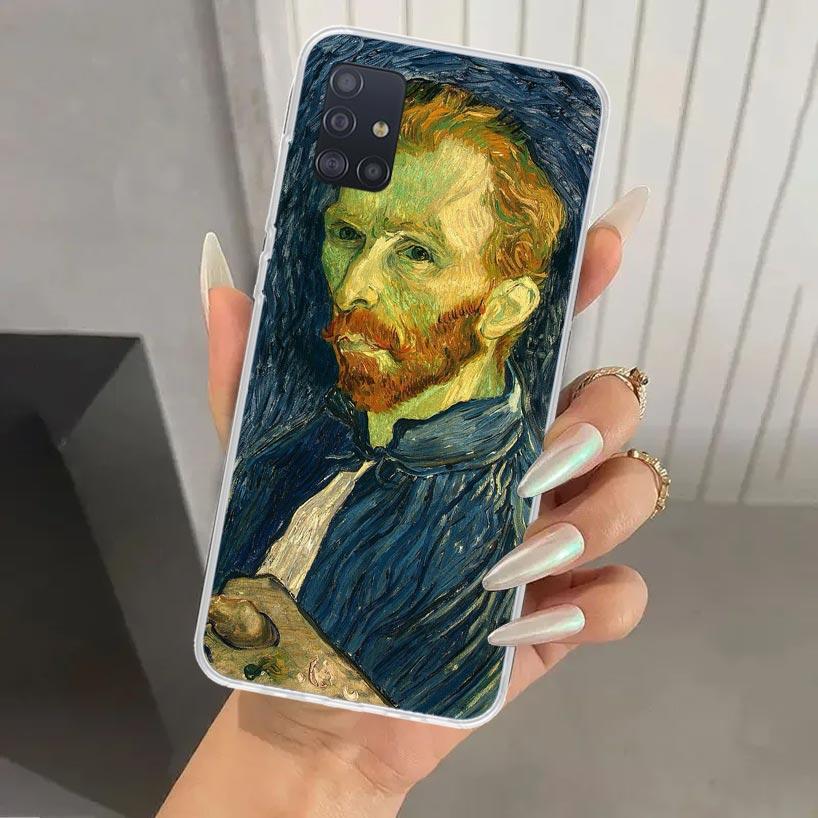 Van Gogh Oil Art Painting Phone Case for Samsung Galaxy A52 A32 A22 A12 A02S A50S A30S A10S Note 20 Ultra 10 Plus S10 A31 A20 A7