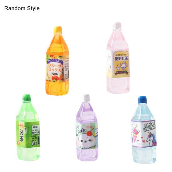 5Pcs Drink Model Simulated Portable Resin Dollhouse Miniature Japanese Juice Tea Shooting Props