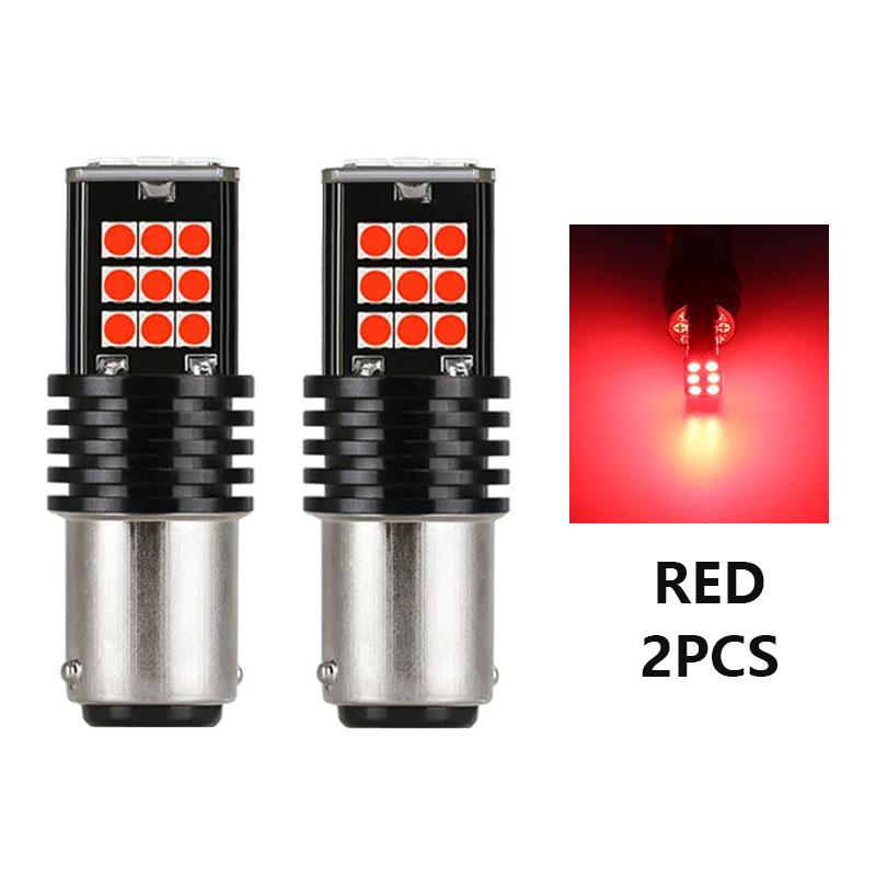 2Pcs Turn Signal Lamp 1156 BAU15S PY21w 1157 BAY15D LED Bulbs 3030SMD CANBUS NO ERROR Car Tail Bulb Backup Brake Light