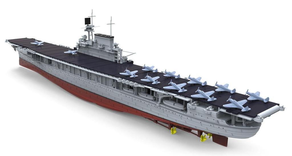 MENG Model letadlové lodi US Navy Enterprise Plastový model MPS005 1/700 CV-6