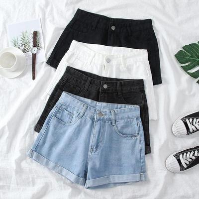 Women's 608 Wide-Leg Denim Shorts: High-Waisted, Slimming A-Line, Perfect for Summer 2022