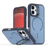 KEYSION Matte Skin Feel Lens Stand Phone Case for Magsafe for iPhone 16 Pro Max 16 Plus Magnetic Wireless Charging Shockproof Cover