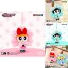 The Powerpuff Girls Keychain Plush Toy With Flower Series For Collectors And Giftgiving