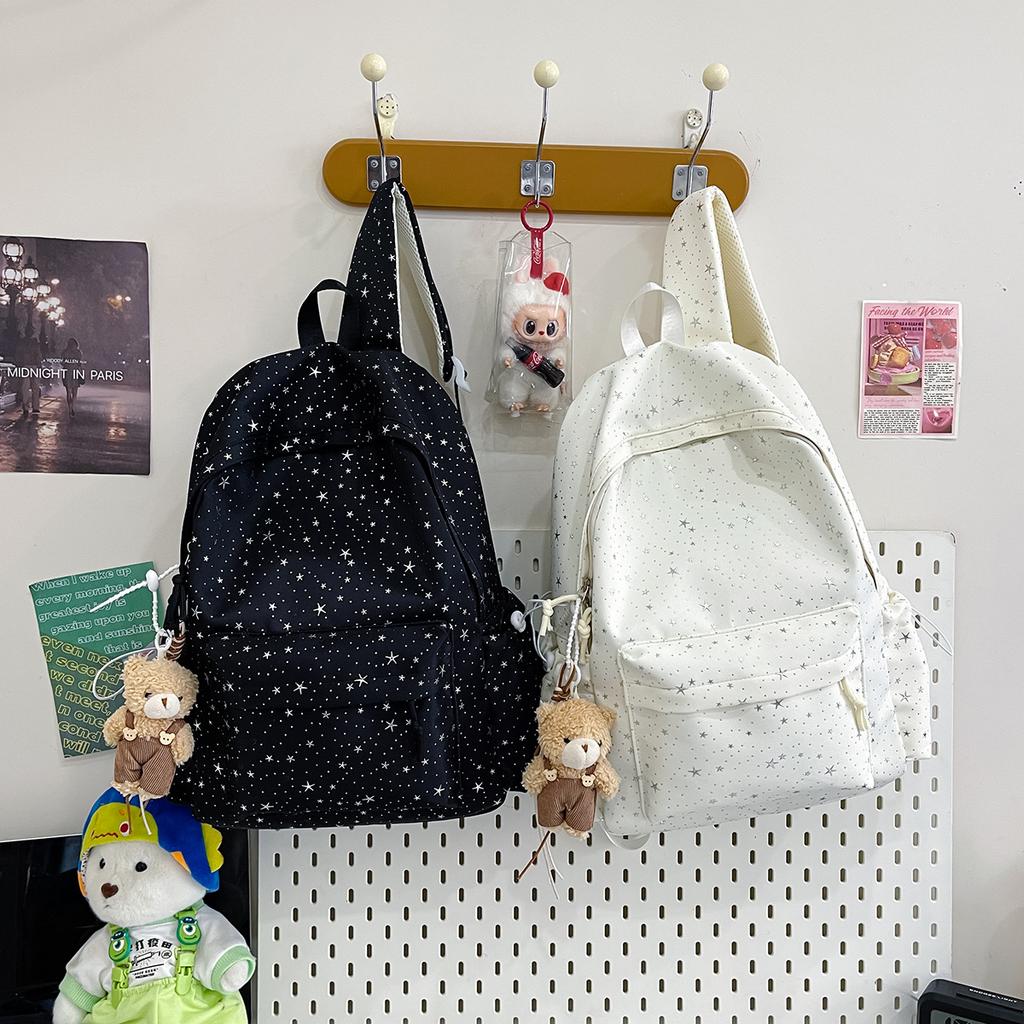 Schoolbag schoolbag female junior high school student star Mori backpack ins Korean version niche high value large capacity lightweight computer bag