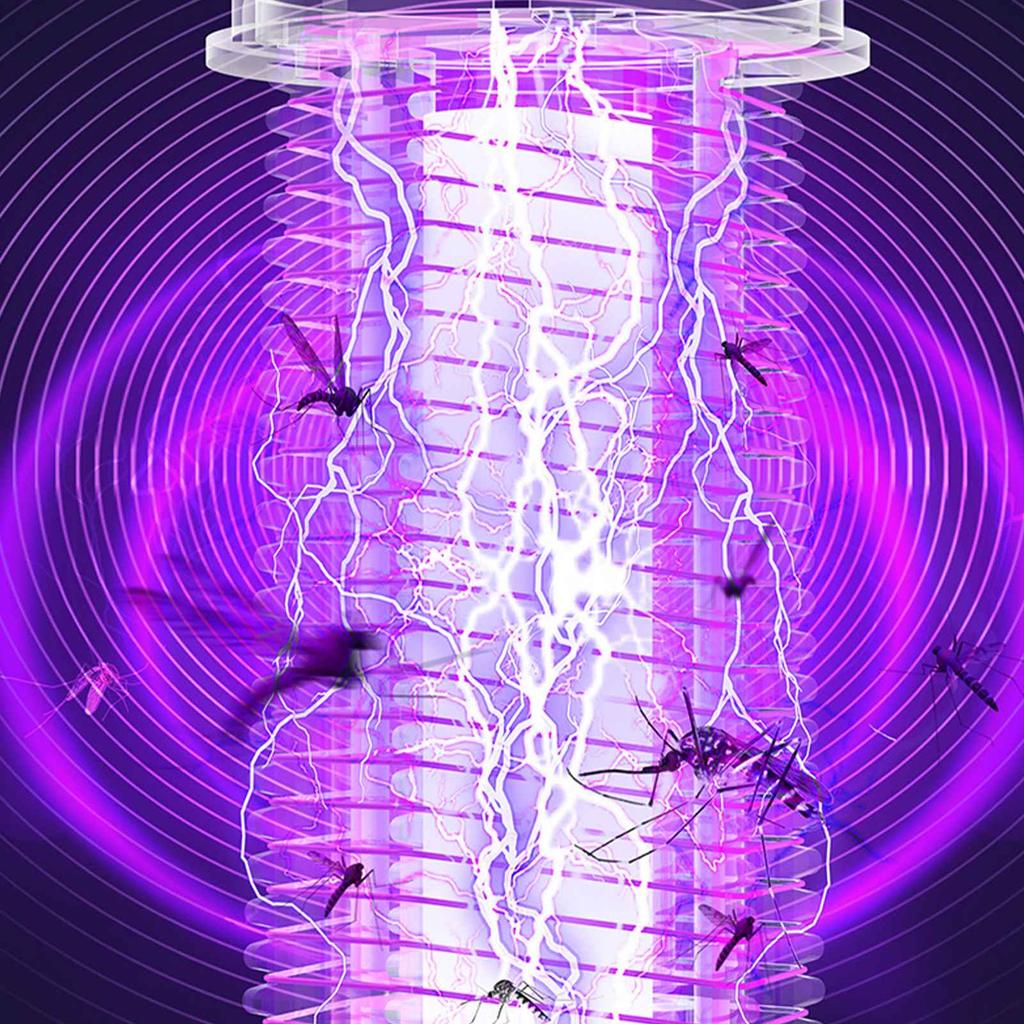 Multifunctional Mosquito Killer for Mothers and Babies, Household Outdoor Portable Electric Shock Mosquito Killer Lamp, Camping Lamp