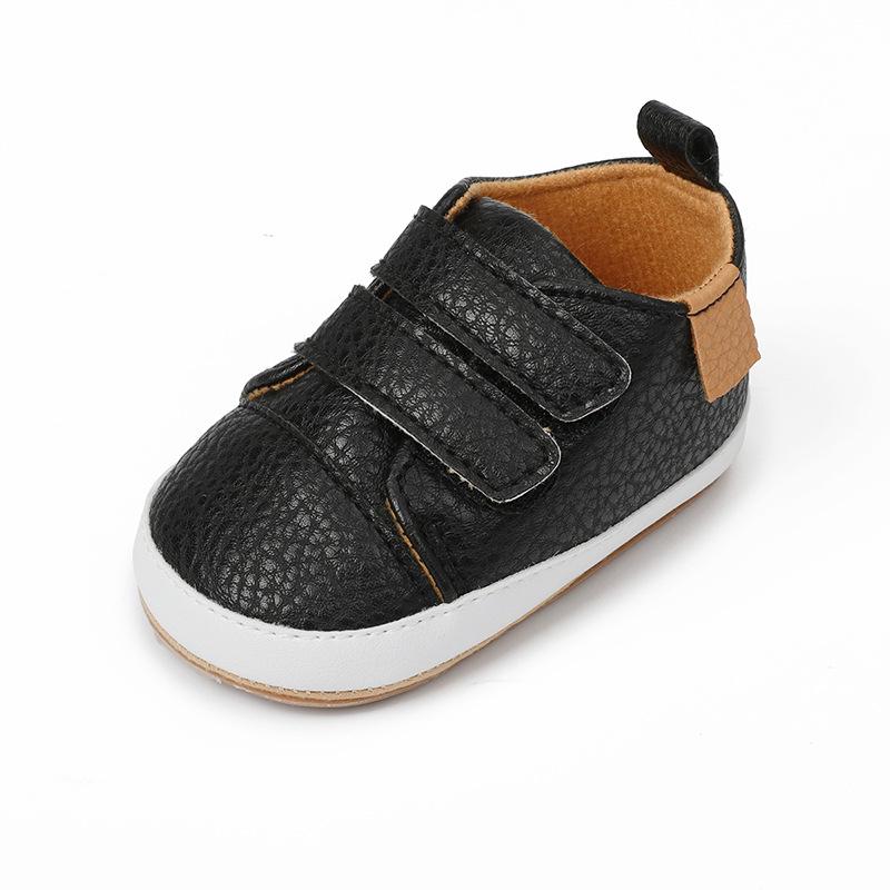 

Jiamile Детская обувь для ходьбы - Домашняя обувь для младенцев с мягкой подошвой для весны и осени 12cm/86g чёрный