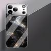 Traveling through galaxy fashion phone cases carcasa Smartphone Glass Phone Case for iPhone 17 16 15 14 13 12 pm Pro Plus fundas