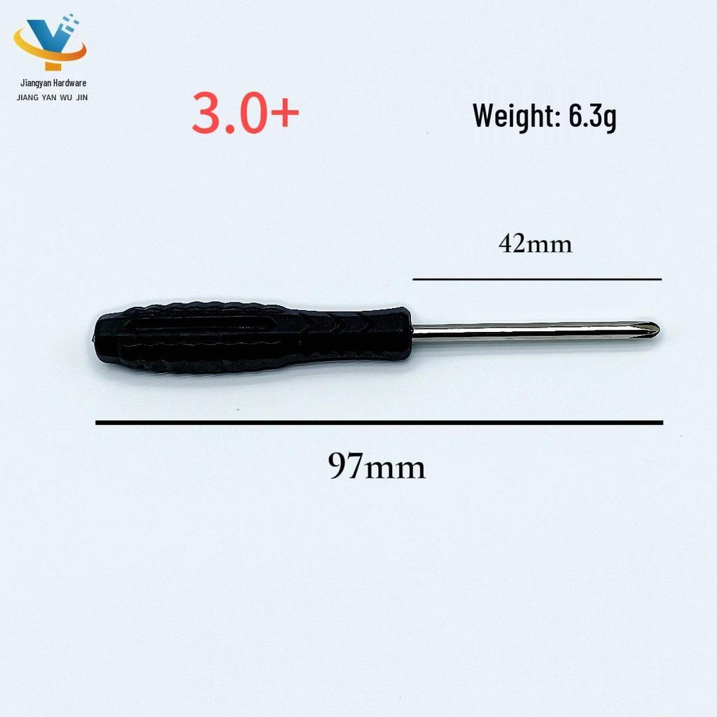 3.0/4.0 Cross Black Transparent 2-inch Screwdriver for Furniture, Toys, and Appliances