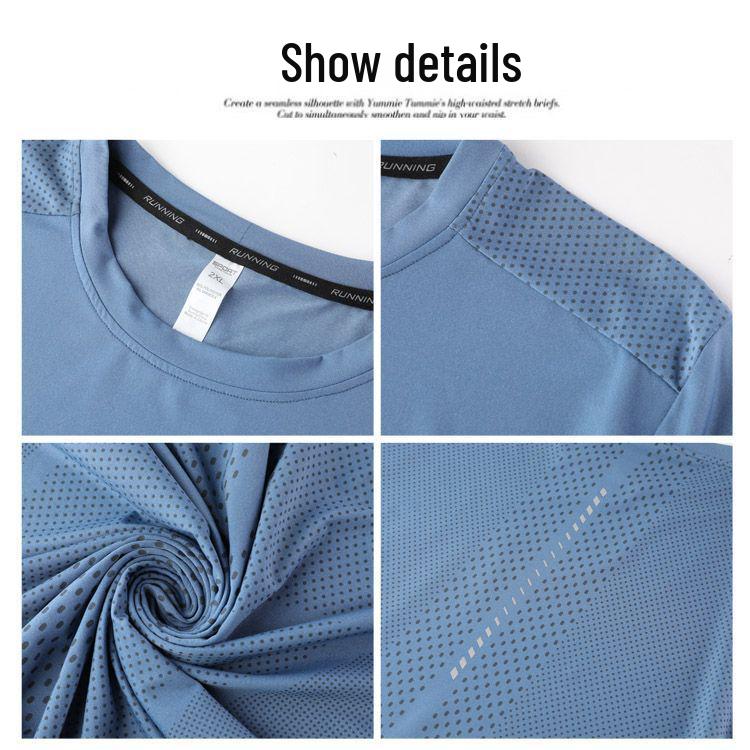 Men's Quick-Dry Ice Silk Sports Polo Shirt