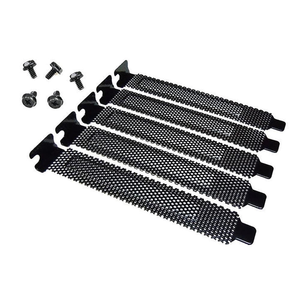With Screws PCI Bracket Hard Steel PCI Dust Filter New Case Blanking Plate