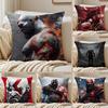 Game Mythological GGod of WWar Cushion Cover Pillowcase Antidustmite Living Room Sofa Decor Cushion Room