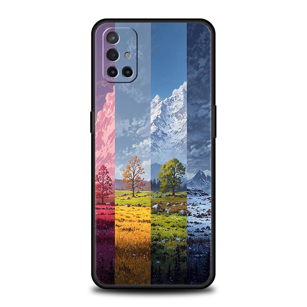 Beautiful Nature Forest Tree Phone Case For OnePlus 15 13 12 11 10 Pro 13T 13R 12R 9 8T 8 7 7T 9R Nord 2T CE 2 3 4 5G Soft Cover