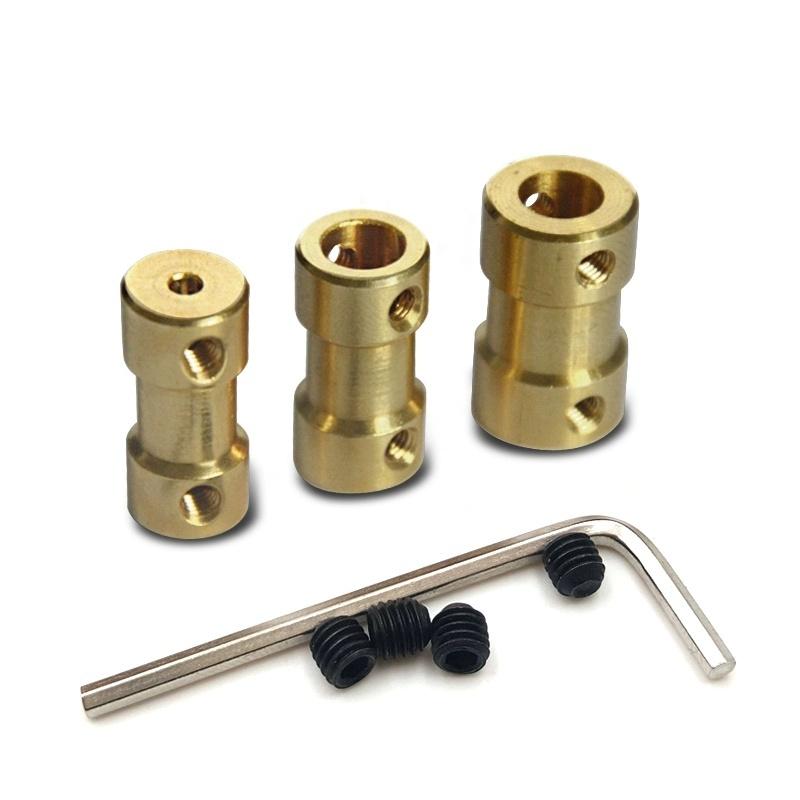 2mm/2.3mm/3mm/3.17mm/4mm/5mm/6mm Miniature Brass Rigid Coupling Motor Transmission Connector
