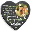 Personalized Pet Memorial Stone - Round DIY Slate for Cats & Dogs