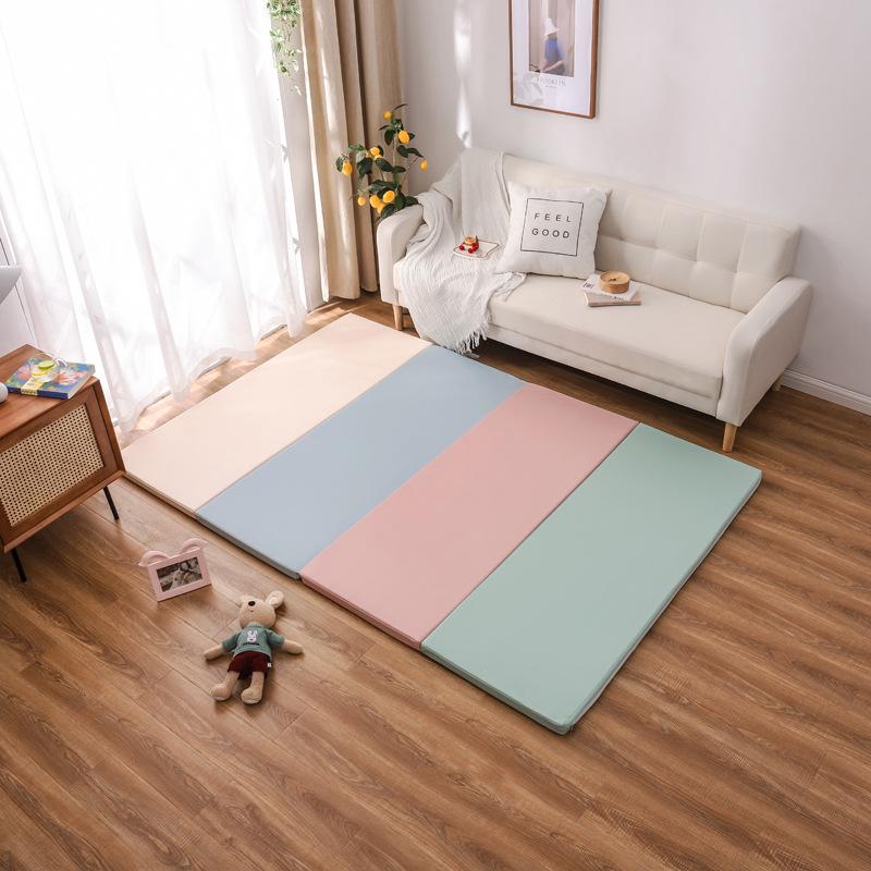 Non-Slip 4cm Thick Foldable XPE Baby Crawling Mat – Interlocking Floor Pad for Home & Living Room 180x200cm