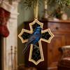 Bird Christmas Ornament Christian Symbol Hanging Decoration Bird And Faith Token Ornament for Xmas Tree