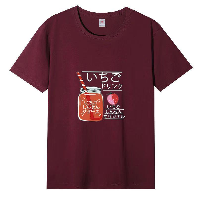 Cotton New Short-sleeved T-shirt Loose Large Size Women's Tops Summer Korean Version of The T-shirt Women