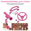 Playground Equipment Swingset Attachments Pink Set Pirate Ship Wheel for Kids Playhouse Climbing