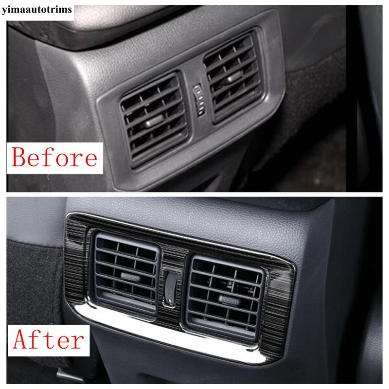 Capac Ventilație Aer Condiționat Spate Mașină Accesorii din Oțel Inoxidabil Pentru Toyota RAV4 XA50 2024 Hibrid