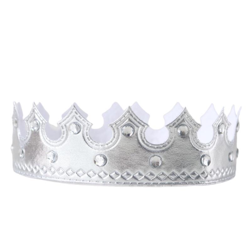 Stilvolle goldene Krone für Kinder, perfekt für Halloween- und Geburtstagsfeiern