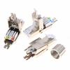 1Pc Cat7 Cat6A Cat8 Rj45 Connector Tool-Free Zinc Alloy Shielded Ethernet Termination Plugs