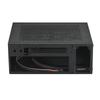 SKTC A09 Černá HTPC skříň, Stojící/Položená, Kompatibilní s ITX základní deskou, Malý 1U/Flex PSU