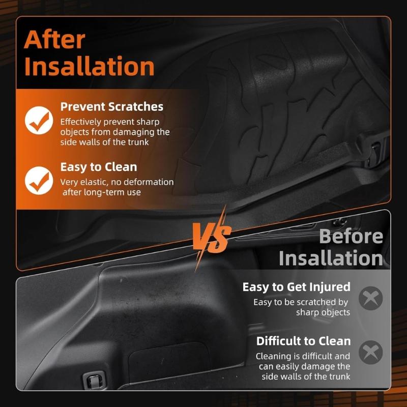 Side Contact Protectors Quick Mounting Designs J501SSJ340 Wear Resistant Finish Simple Installation for Forester