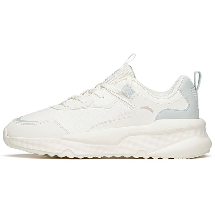 

Anta Life Collection Synthetic Leather Athletic Shoes Abrasion Resistant Low top Casual Shoes Women s White Green 122118843S-3 38.5