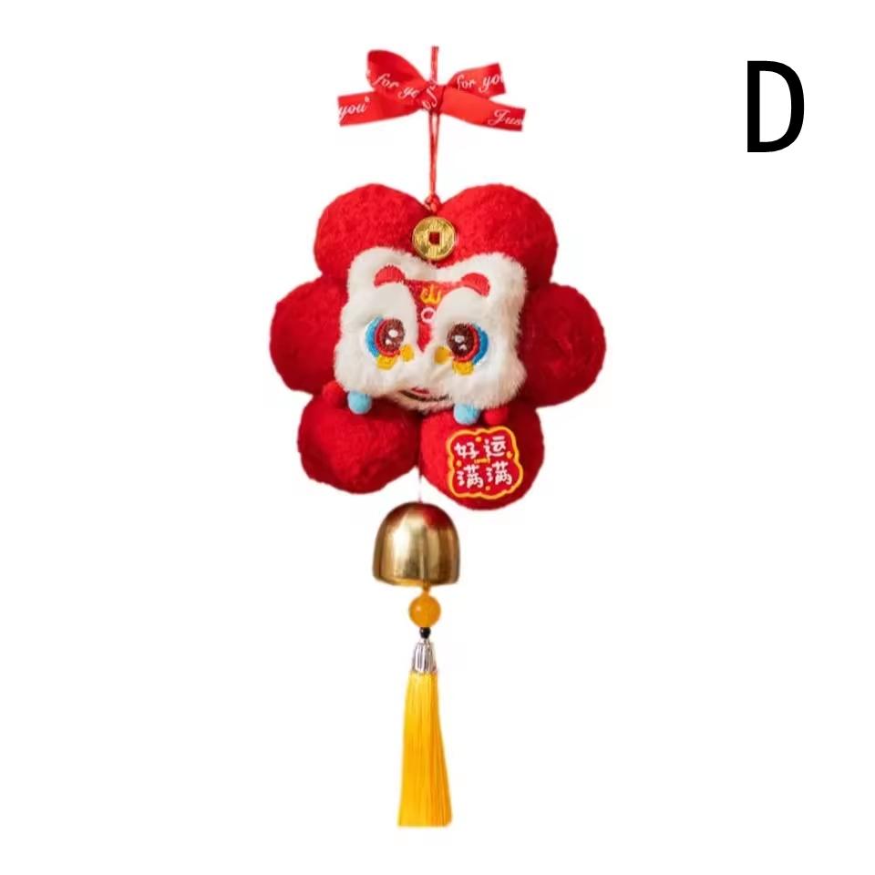 Year Of Horse Hanging Ornament With Tassel Chinese New Year 2026 Door Hanging Ornaments Spring Festival Party Pendant