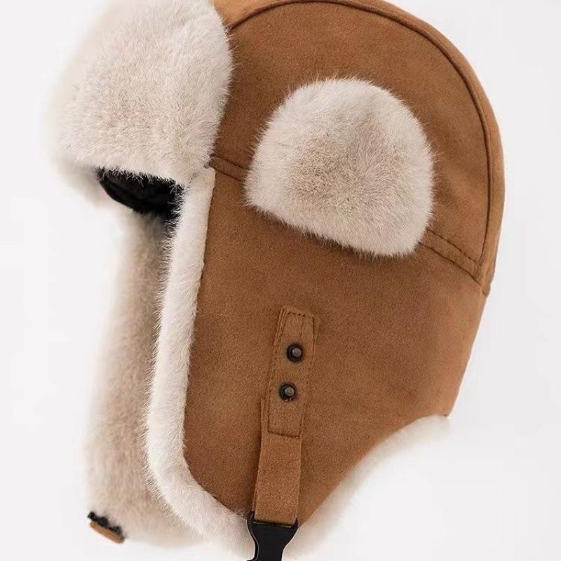 Lei Feng hat imitation suede ear protection winter warm hat men's cycling windproof and cold Northeast thickened versatile