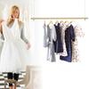Barra para pendurar roupa de teto de 100cm, expositor de roupa multiuso, altura ajustável