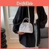 Stylish And Trendy Single Shoulder Crossbody Shell Bag For Women In Black Gray Pink