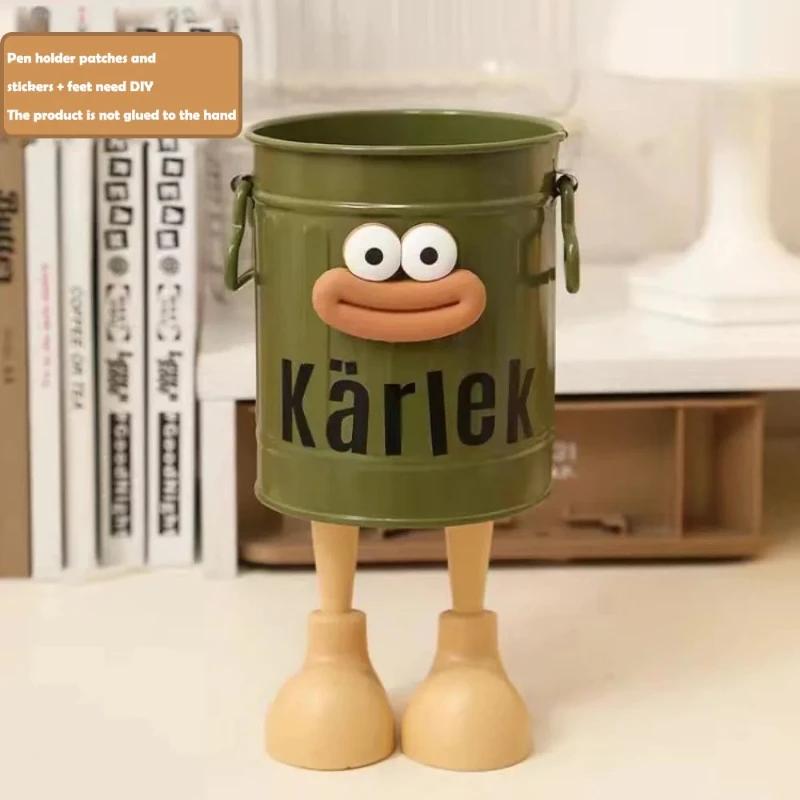 1 Pcs cartoon pen holder,Pen Holder Organizer,simple storage holder, for desk storage, office storage, home study storage