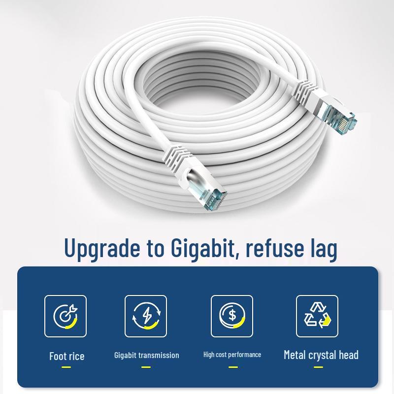 

Cat6 Outdoor Gigabit Network Cable - 10m, 15m, 20m for Home Broadband & Routers