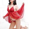 Sexy Lingerie for Elegant Open Comes with Shorts [Synlala] Women, Babydoll, Underwear, Cute, Front, See-through, Tie-Down