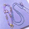 Versatile Bead Chain Thangka Buddha Brand Fox Fairy Bead Chain, Fashion Necklace, Bead Sweater Chain Chalcedony