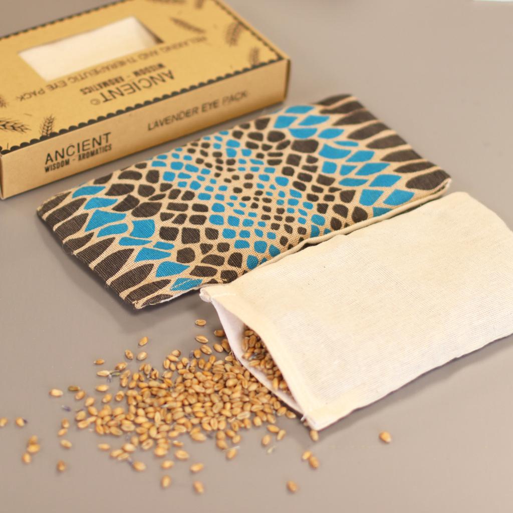Lavender Eye Pillow In Gift Box, Blue Viper